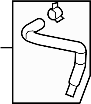 View GS4H32688C Power Steering Reservoir Hose Full-Sized Product Image