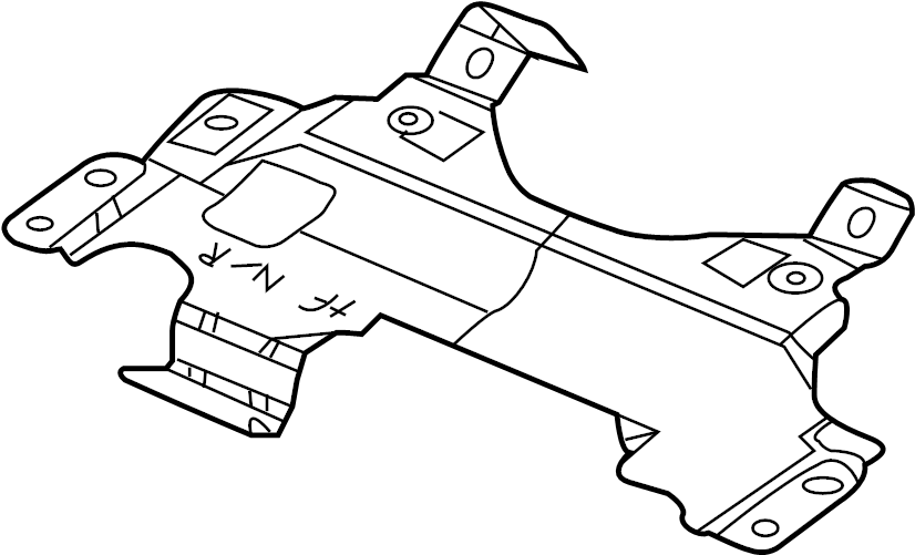 View GS3L6998XA BRACKET, OVERHEAD CONSOLE.  Full-Sized Product Image