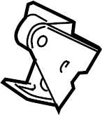 View GS3L57570 Seat Hinge (Right, Rear) Full-Sized Product Image