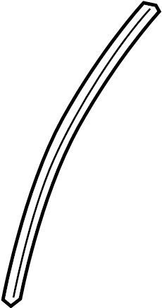 View GS3L736A0D Door Window Division Bar (Rear) Full-Sized Product Image