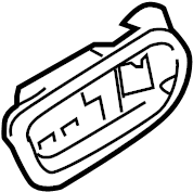 View GEA47233002 Interior Door Handle (Rear) Full-Sized Product Image