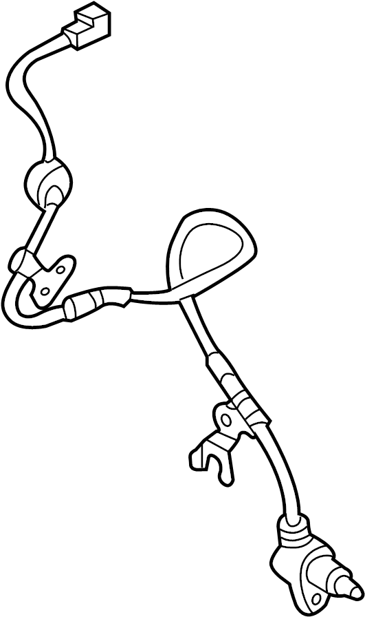 View GS3L4372Y ABS Wheel Speed Sensor (Rear) Full-Sized Product Image