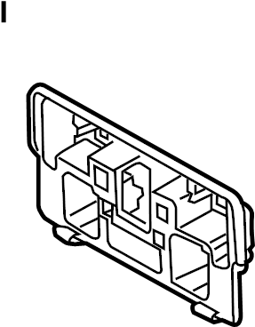 View GJR950170A License Plate Bracket Full-Sized Product Image