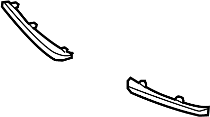 View GML750B51B Grille Molding (Left, Upper) Full-Sized Product Image