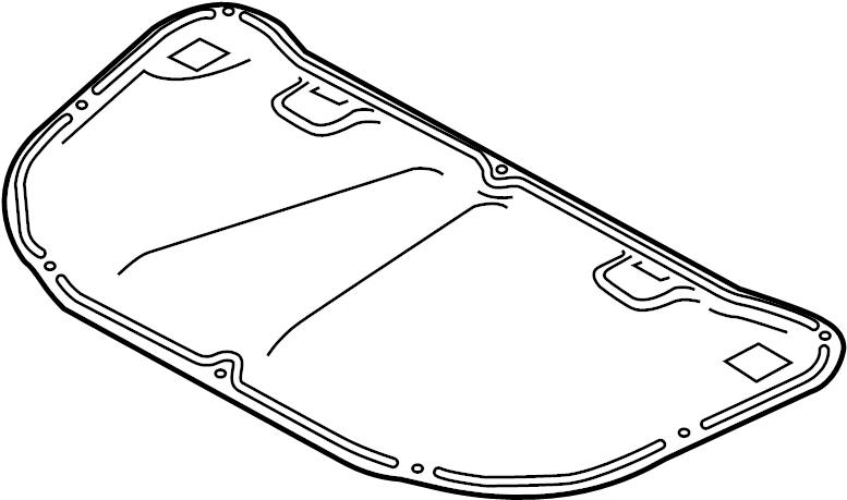 View GHP956681 Hood Insulation Pad Full-Sized Product Image