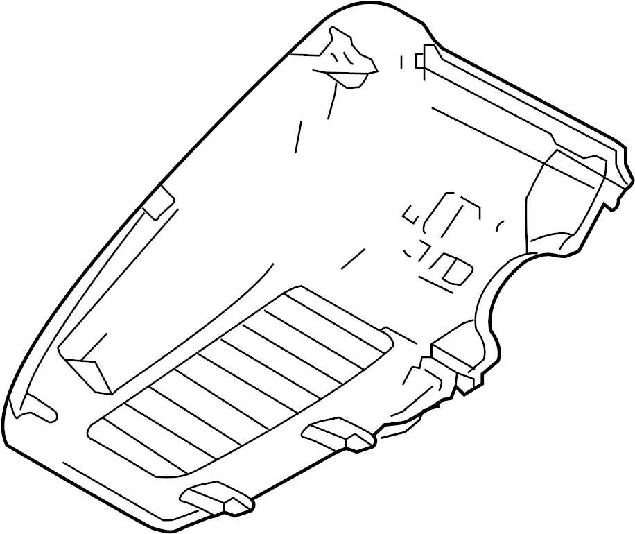 View GHR467Z31D Interior Rear View Mirror Cover (Right) Full-Sized Product Image