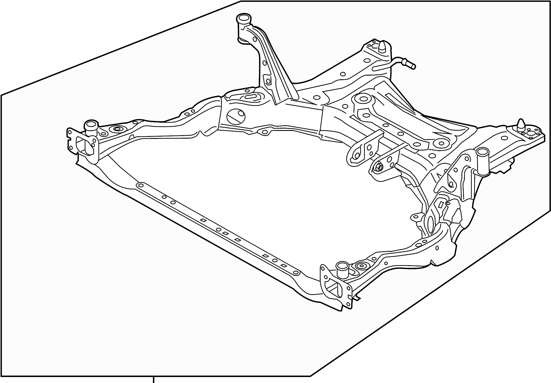 View GHP93480XD Suspension Subframe Crossmember Full-Sized Product Image