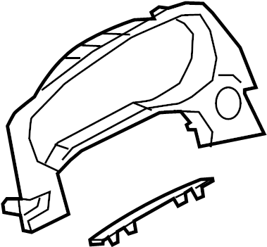 View GHP955420B02 Instrument Cluster Bezel Full-Sized Product Image