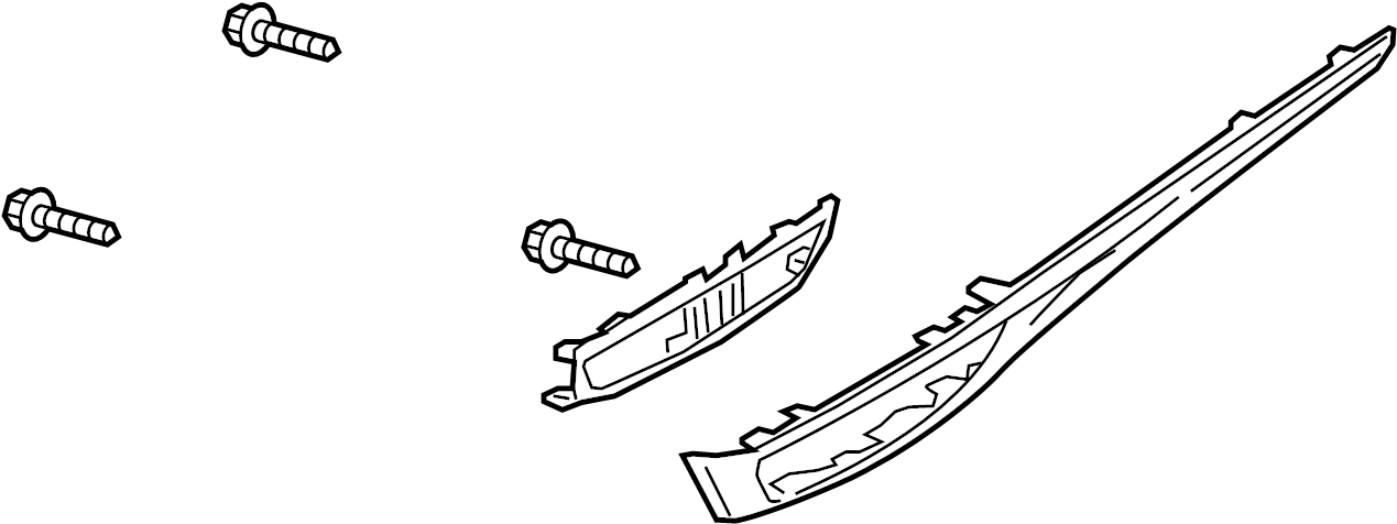 View GMG555150C13 Instrument Panel Trim Panel (Lower) Full-Sized Product Image