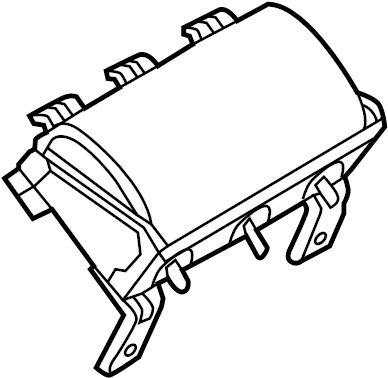 View GJR957K50 Instrument Panel Air Bag Full-Sized Product Image