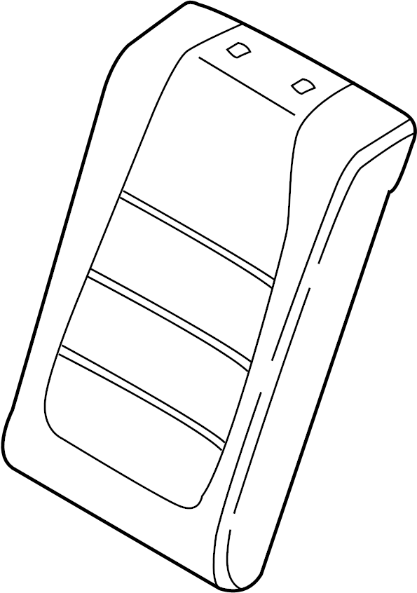 View GMN98840139 Seat Back Cushion Cover (Right, Rear) Full-Sized Product Image
