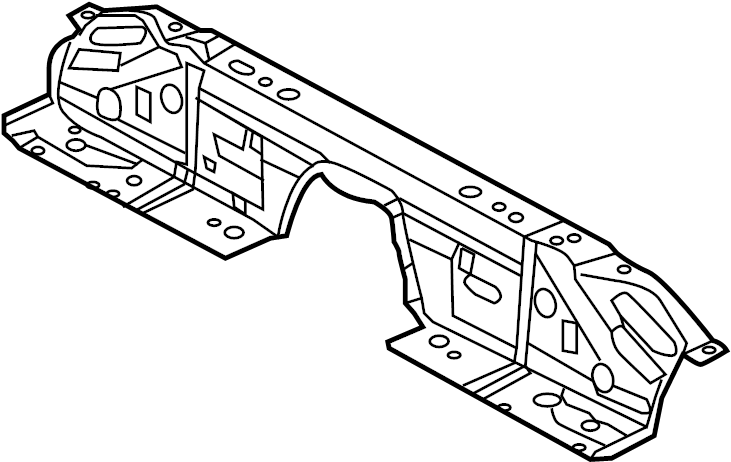 View GHP953910 Floor Pan Crossmember (Front, Rear, Upper) Full-Sized Product Image