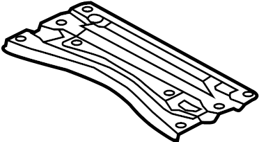 View GHP9563AXA Floor. Reinforcement. Pan. REINFORCED. (Front, Rear) Full-Sized Product Image