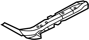 View GHP95360Y Floor Side Rail Reinforcement (Right, Front) Full-Sized Product Image