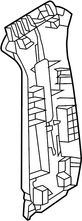 View GHP968190A75 Door Pillar Post Trim Set (Upper) Full-Sized Product Image