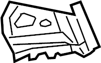 View GHK170481A Quarter Panel Gutter (Right, Rear) Full-Sized Product Image