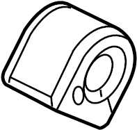 View GHP928156A Suspension Stabilizer Bar Bushing (Rear) Full-Sized Product Image