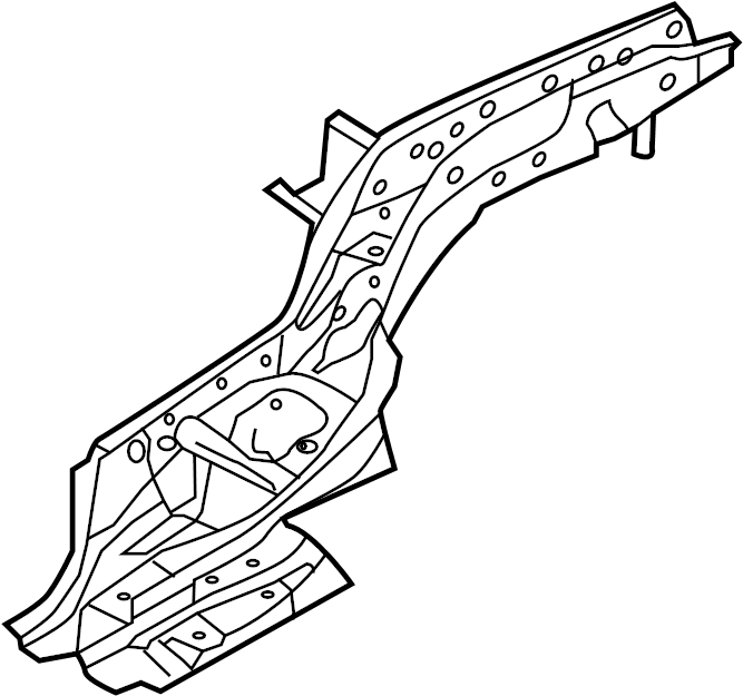 View G46G54810C Frame Side Member (Front, Rear) Full-Sized Product Image