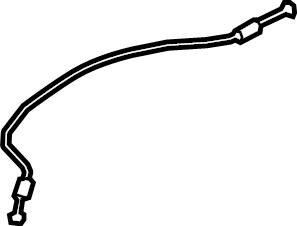 View GHK188489 Folding Seat Release Cable (Left, Rear) Full-Sized Product Image