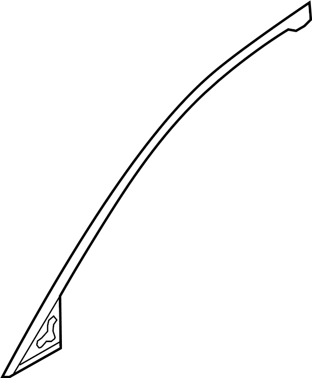 View GBEF50985E Door Reveal Molding (Front, Upper) Full-Sized Product Image