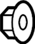 View GRT656375 Nut. Shield. Splash.  Full-Sized Product Image