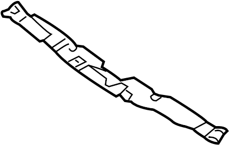 View F151501U1A Grille Molding (Front, Upper, Lower) Full-Sized Product Image