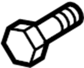View 997960630 License Plate Bracket Bolt Full-Sized Product Image