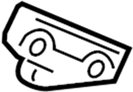View F189500T1C Bumper Guide Full-Sized Product Image