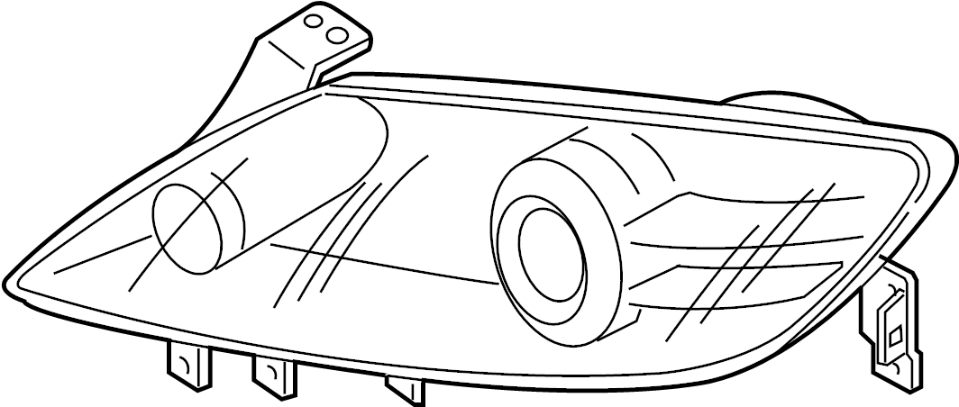View FE03510K0H Unit. RigHT. Headlight. (R). Head Lamp. Composite.  Full-Sized Product Image