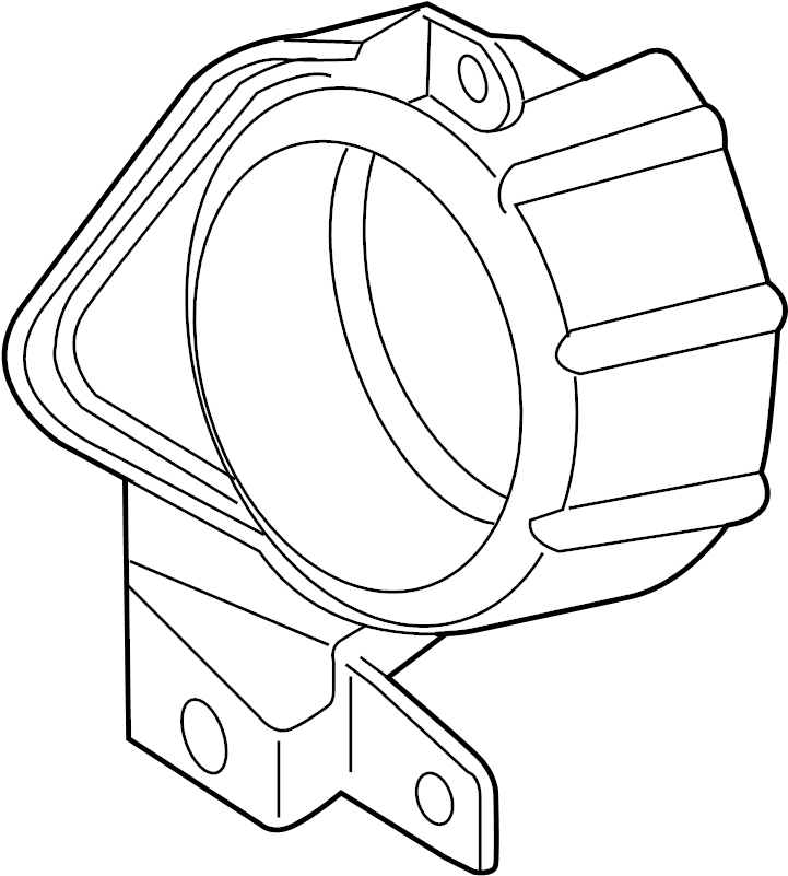 View F15151684A Fog Light Bracket (Right, Rear) Full-Sized Product Image