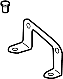 View N3R114770 Engine Oil Cooler Bracket (Upper) Full-Sized Product Image