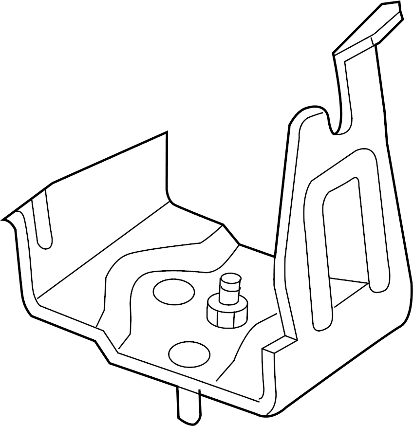 View F15343310 ABS Modulator Bracket Full-Sized Product Image
