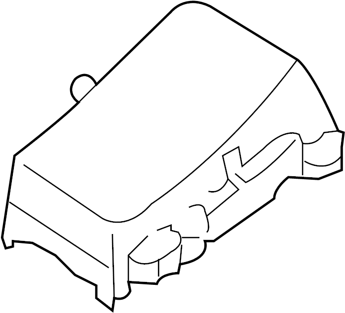 View F18967F10A Fuse Box Cover (Upper) Full-Sized Product Image
