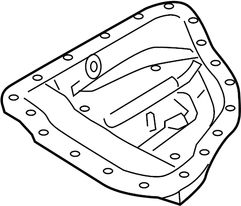 View N3H8104AXD Engine Oil Pan Full-Sized Product Image