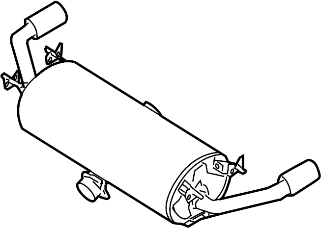 View N3R540100 Exhaust Muffler Full-Sized Product Image