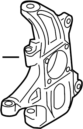 View F15133020A Steering Knuckle Full-Sized Product Image