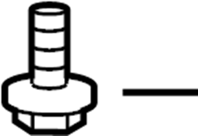 View 9GCB70225 Suspension Crossmember Bolt (Front) Full-Sized Product Image