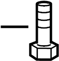 View 9GGB00820 Bolt. Support. (Rear) Full-Sized Product Image
