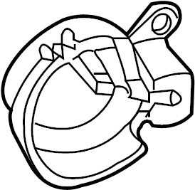View NF4766142 Lamp bezel. RING, ANTENNA - STEERING LOC.  Full-Sized Product Image