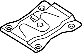 View F15166A21 Radio Amplifier Bracket Full-Sized Product Image