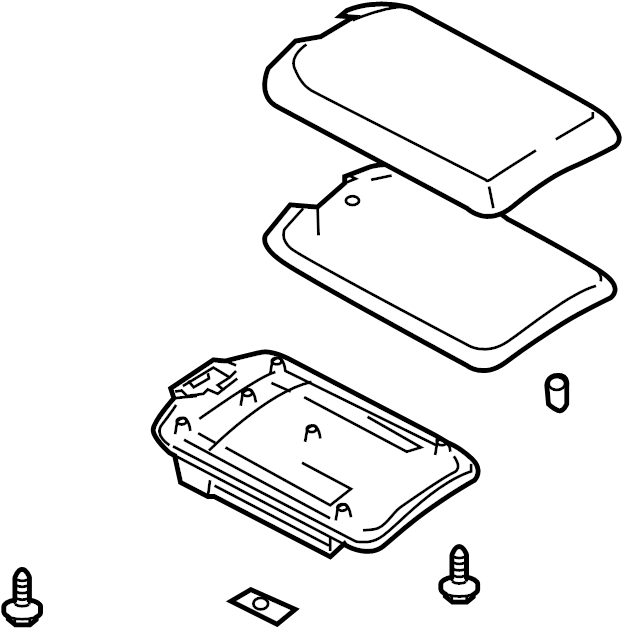 View F1976436Y02 Console Lid (Front, Rear) Full-Sized Product Image