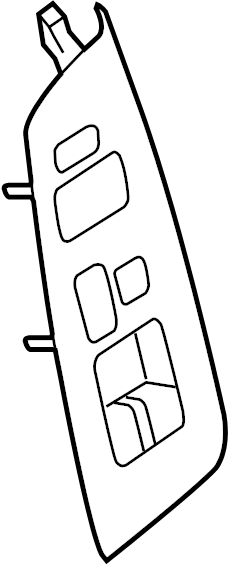 View FF14684L6 Door Window Switch Bezel (Left) Full-Sized Product Image
