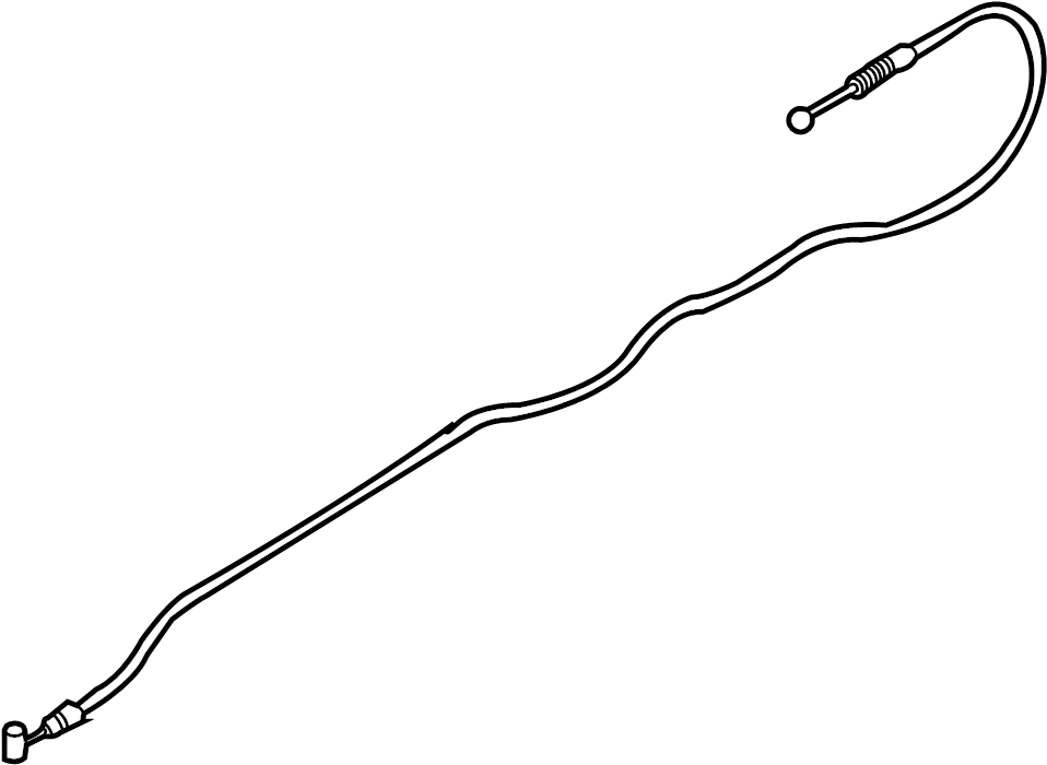 View FE0156880 Fuel Filler Door Release Cable Full-Sized Product Image
