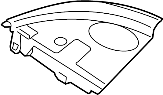 View F190683WX02 Package Tray Trim (Rear, Upper) Full-Sized Product Image