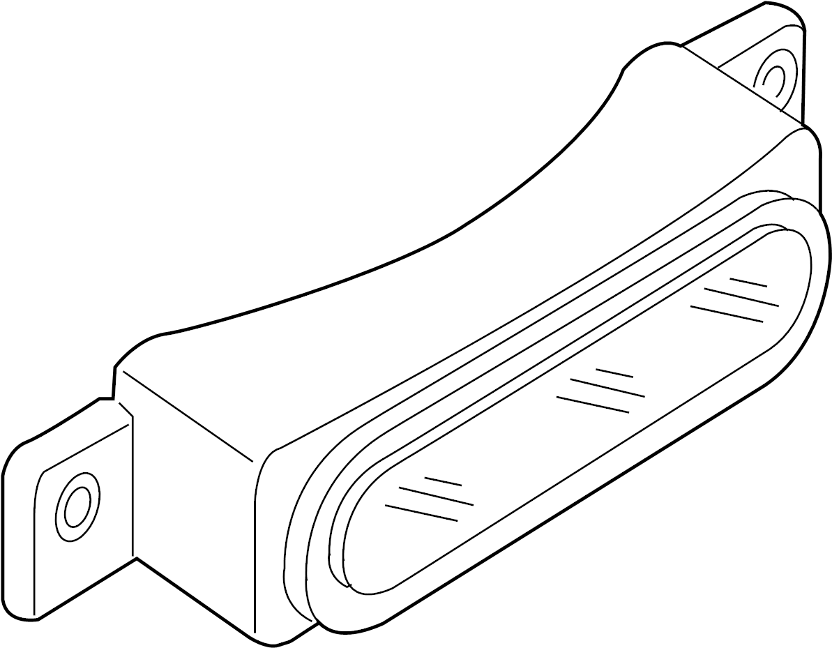 View F1515158XD Center High Mount Stop Light Lens Full-Sized Product Image