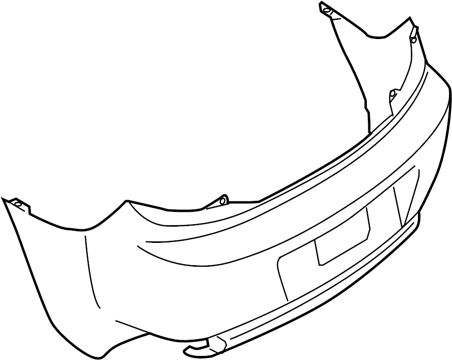 View FEY15022XBB Bumper Cover (Rear) Full-Sized Product Image