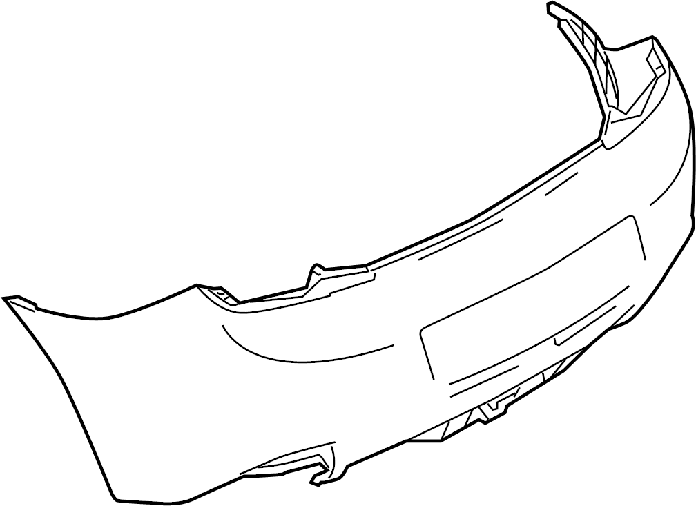 View FFY65022XBB Bumper Cover (Rear) Full-Sized Product Image
