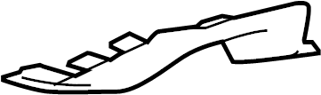 View F18950361A Bumper Guard (Right, Rear) Full-Sized Product Image