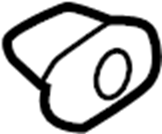 View H260506K8 Bumper Cover Grommet (Lower) Full-Sized Product Image