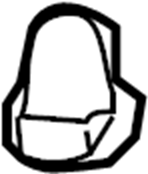 View H04356786 Bumper. Cushion. (Rear) Full-Sized Product Image